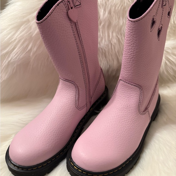 Dr. Martens Shoes - Dr. Martens Pink Leather Boots NWOT